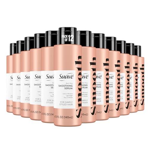 12 Pack Suave Anti Frizz Hair Serum 4.75oz