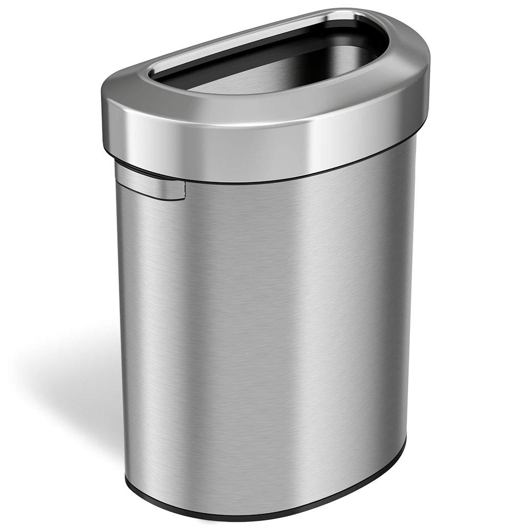 iTouchless 18 Gallon Stainless Steel Trash Can