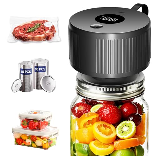 3-in-1 Electric Mason Jar Vacuum Sealer Kit