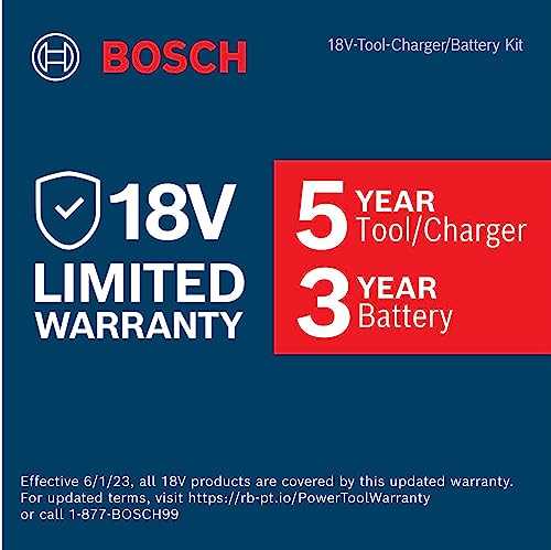 BOSCH GBH18V-22K24 18V Brushless SDS-plus® Bulldog™ ¾ In. Rotary Hammer Kit with (2) CORE18V® 4 Ah Advanced Power Batteries
