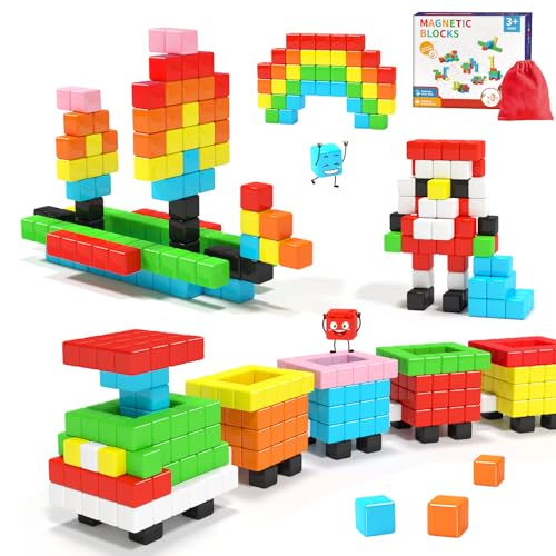 40 Piece Magnetic STEM Building Blocks Set