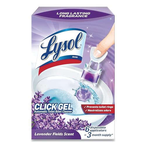 6 Count Lysol Click Gel Toilet Bowl Cleaner Stamps
