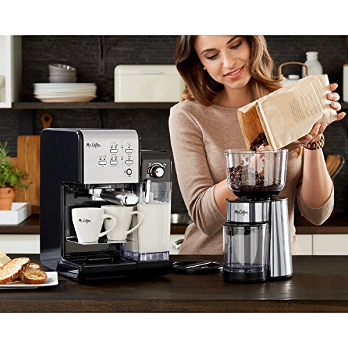 Mr. Coffee Programmable Espresso Machine with Frother