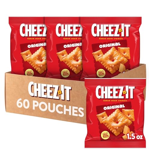 60 Count Cheez-It Original Snack Crackers 1.5oz