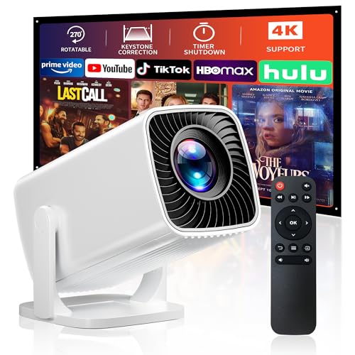 4K Short Throw Portable Mini Projector