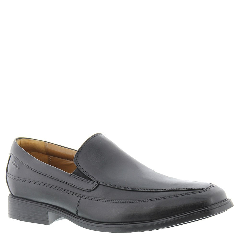 Clarks Men's Tilden Free Loafer, Black Leather, 10