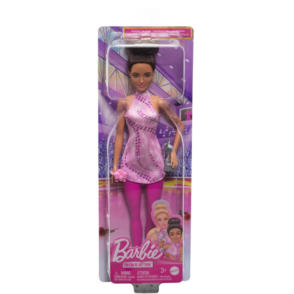 Barbie Ice Skater Doll with Trophy & Skates