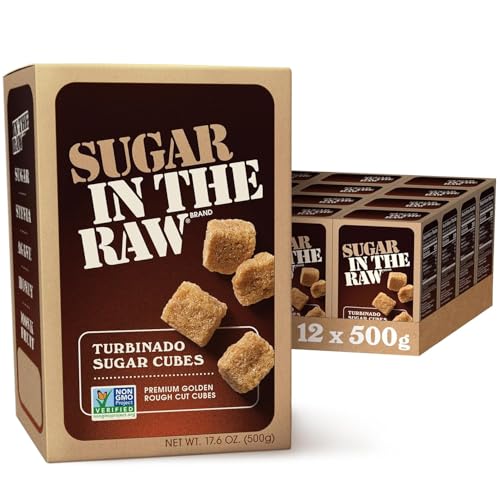 12 Pack Turbinado Cane Sugar Cubes