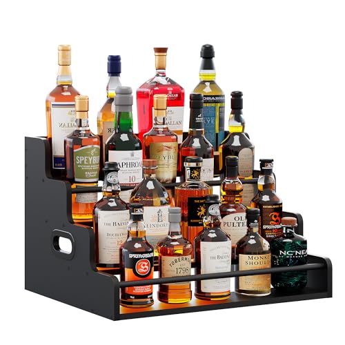 4-Tier Coffee Syrup and Water Bottle Organizer Rack