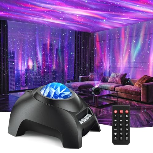 Aurora Galaxy Star Projector with Bluetooth Speaker