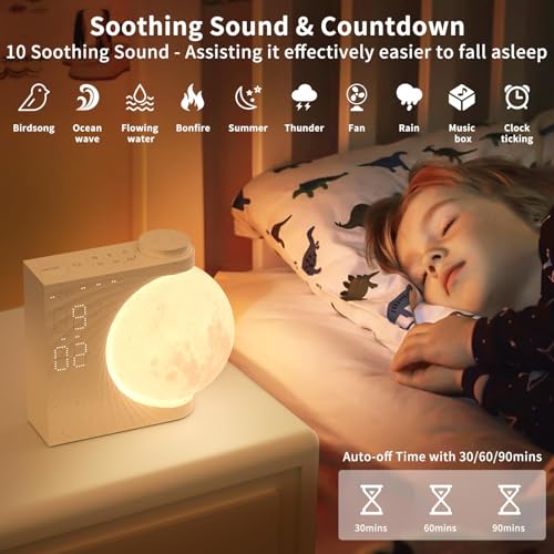 Sunrise Alarm Clock with Night Light & Sounds