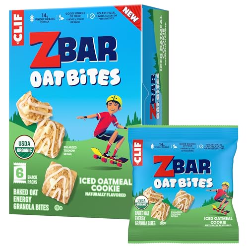 6 Pack Clif Kid Zbar Iced Oatmeal Cookie Bites