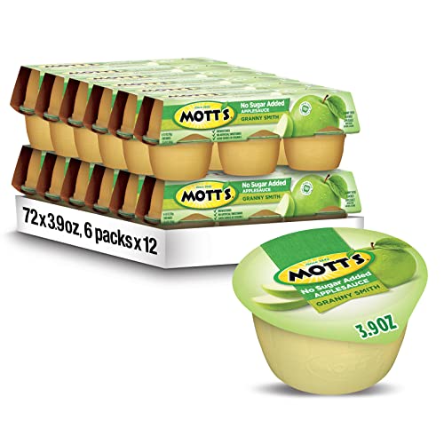 72 Pack Mott's No Sugar Added Applesauce Cups