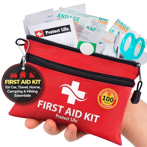 100 Piece Compact Travel First Aid Kit