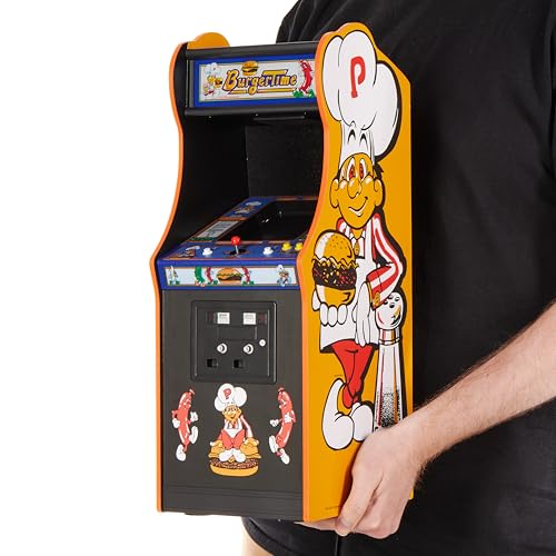 Burger Time 1/4 Scale Mini Arcade Cabinet Replica