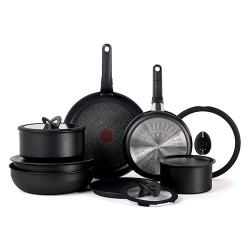 14 Piece T-Fal Ingenio Nonstick Cookware Set Induction Safe