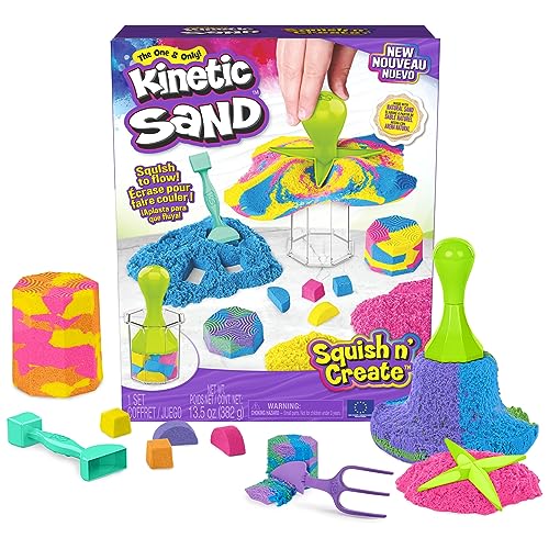 Kinetic Sand Squish N’ Create Playset with Tools