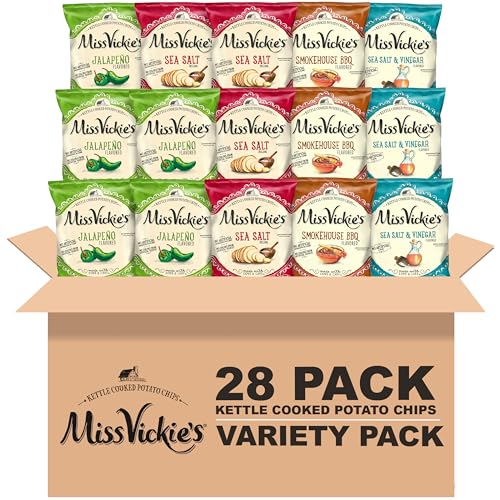 28 Pack Miss Vickie's Kettle Cooked Potato Chips Variety (OU & OU-D)