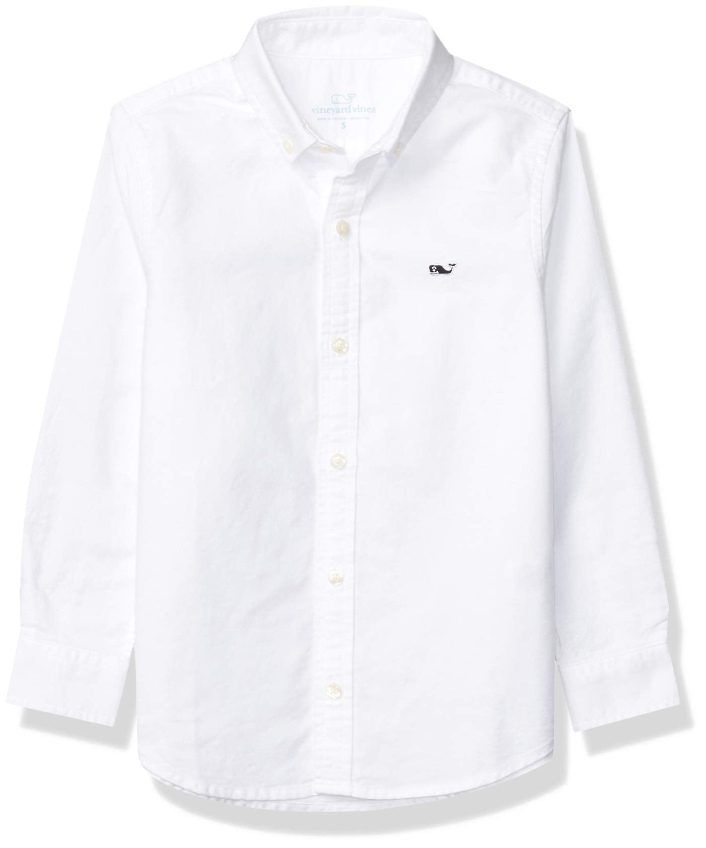 Boy's Long Sleeve Oxford Whale Shirt by vineyard vines