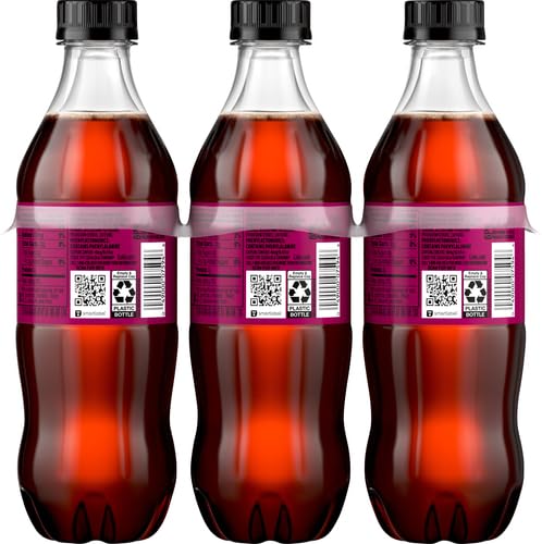 Coca-Cola Zero Sugar Cherry Diet Soda Soft Drink, 16.9 fl oz, 6 Pack