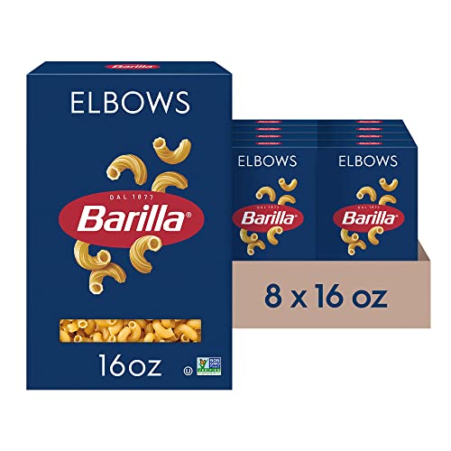 8 Pack Barilla Elbows Pasta, 16 oz Boxes