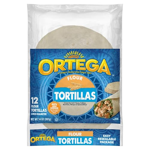 12 Count Ortega 6-Inch Flour Tortillas