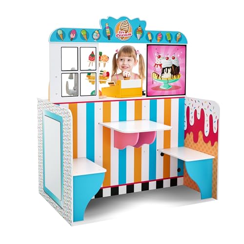 Lil' Jumbl Wooden Double-Sided Ice Cream Playset
