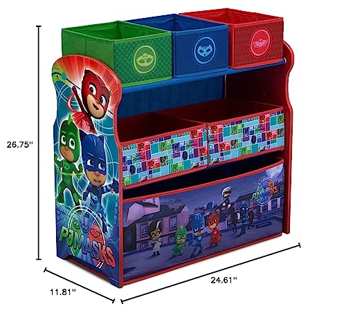 Delta Children Multi-Bin Toy Organizer, PJ Masks