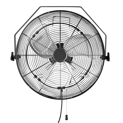 Amazon Basics 18-Inch Outdoor Wall-Mounted Misting Fan