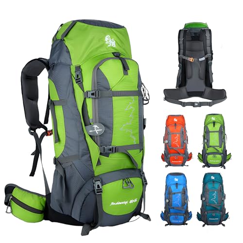 80L Waterproof Lightweight Hiking Backpack