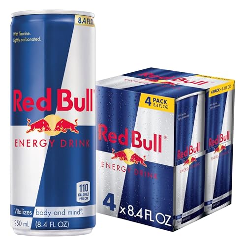 4 Pack Red Bull Energy Drink 8.4 Oz Cans