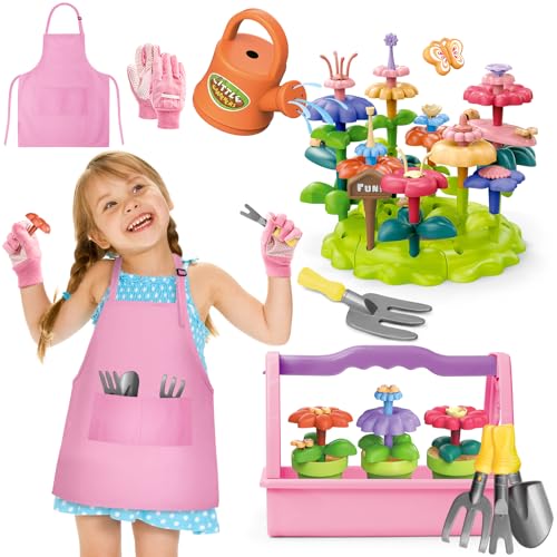 14 Piece Kids Gardening Tools Set with Storage Box