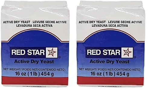 2 Pack Red Star Active Dry Yeast 16 Ounce (Kof-K)