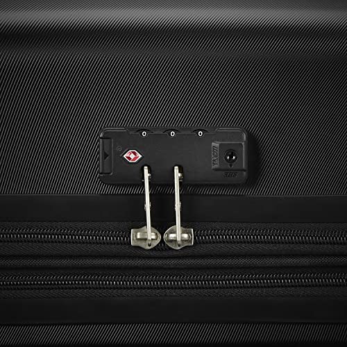Samsonite Evolve SE Hardside Expandable Luggage with Double Spinner Wheels, Bass Black, 3PC SET (CO/M/L)