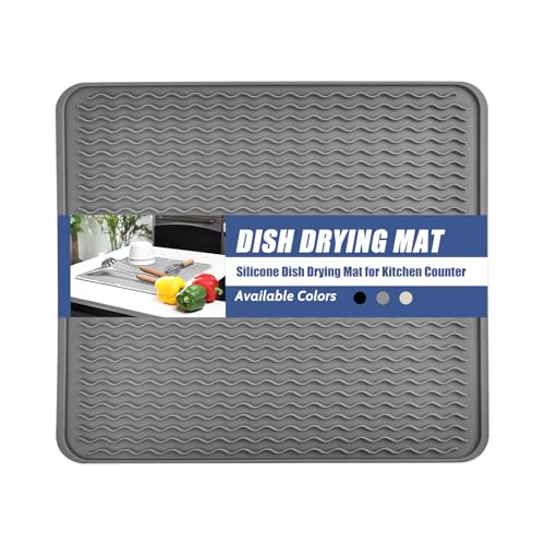 Large Heat-Resistant Silicone Dish Drying Mat