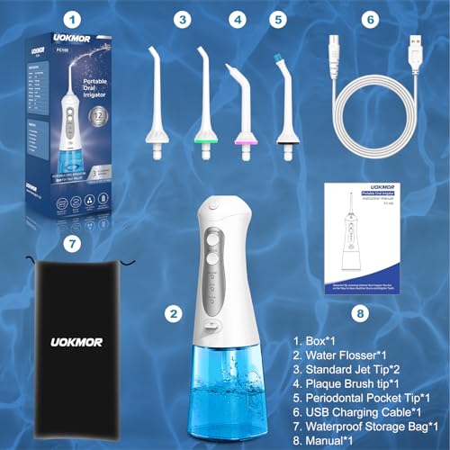 Cordless Water Flosser for Travel and Shower