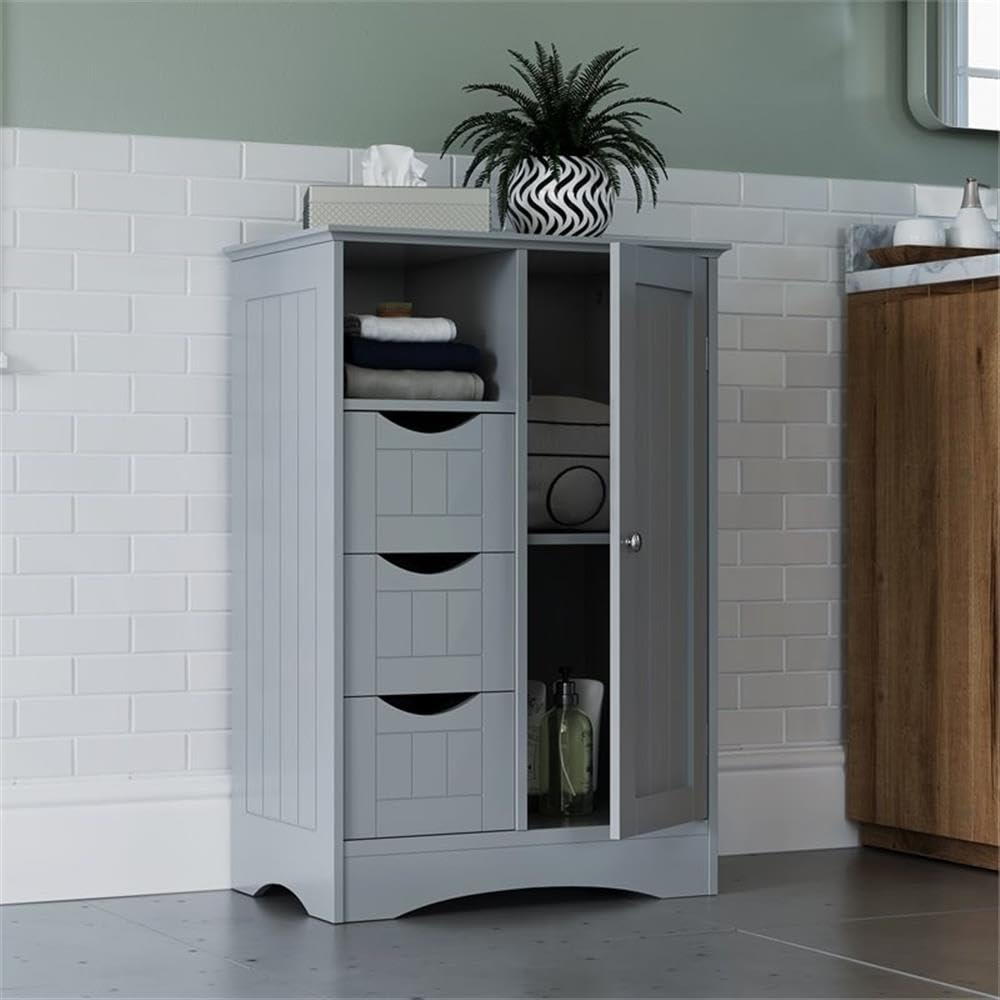 1 Door 3 Drawer RiverRidge Floor Cabinet
