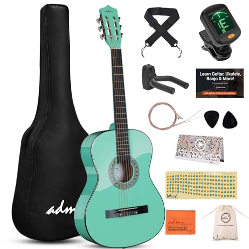 38-Inch Beginner Classical Acoustic Guitar Bundle Kit