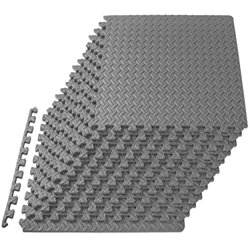 48 Sq Ft Interlocking Foam Exercise Floor Mat Set