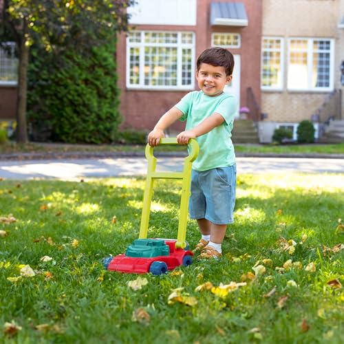 Toy Lawn Mower Push Toy by B. toys