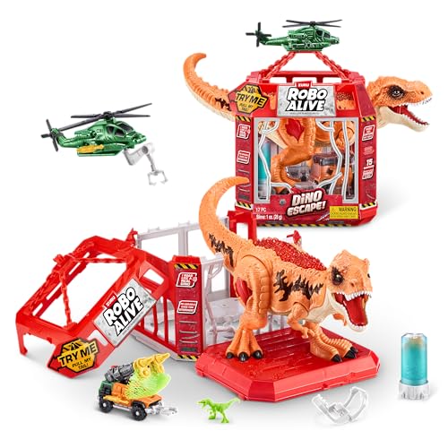 Robo Alive Dino Escape Robotic Vehicle Toy with Weapons
