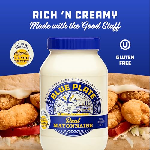 Blue Plate Real Mayonnaise, Homestyle 30 Fl Oz