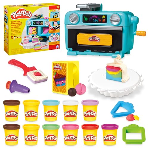 Play-Doh Super Slice Cake Playset with 11 Cans
