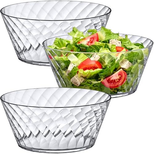 130 Ounce Plastic Serving Bowls Set of 3