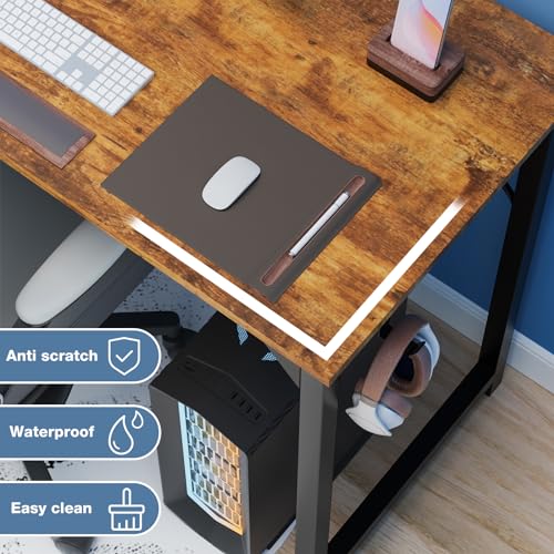 DUMOS 32 Inch Modern Computer Desk for Home