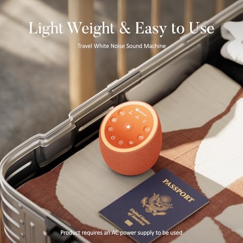 Hotmoon White Noise Sound Machine with Night Light
