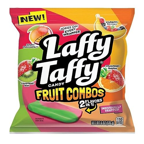 6 Ounce Laffy Taffy Fruit Combos Mini Bars