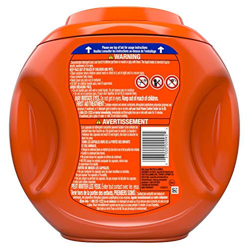 Tide PODS Liquid Laundry Detergent Soap Pacs, HE Compatible, 42 Count, Powerful 3-in-1 Clean in one Step, Original Scent