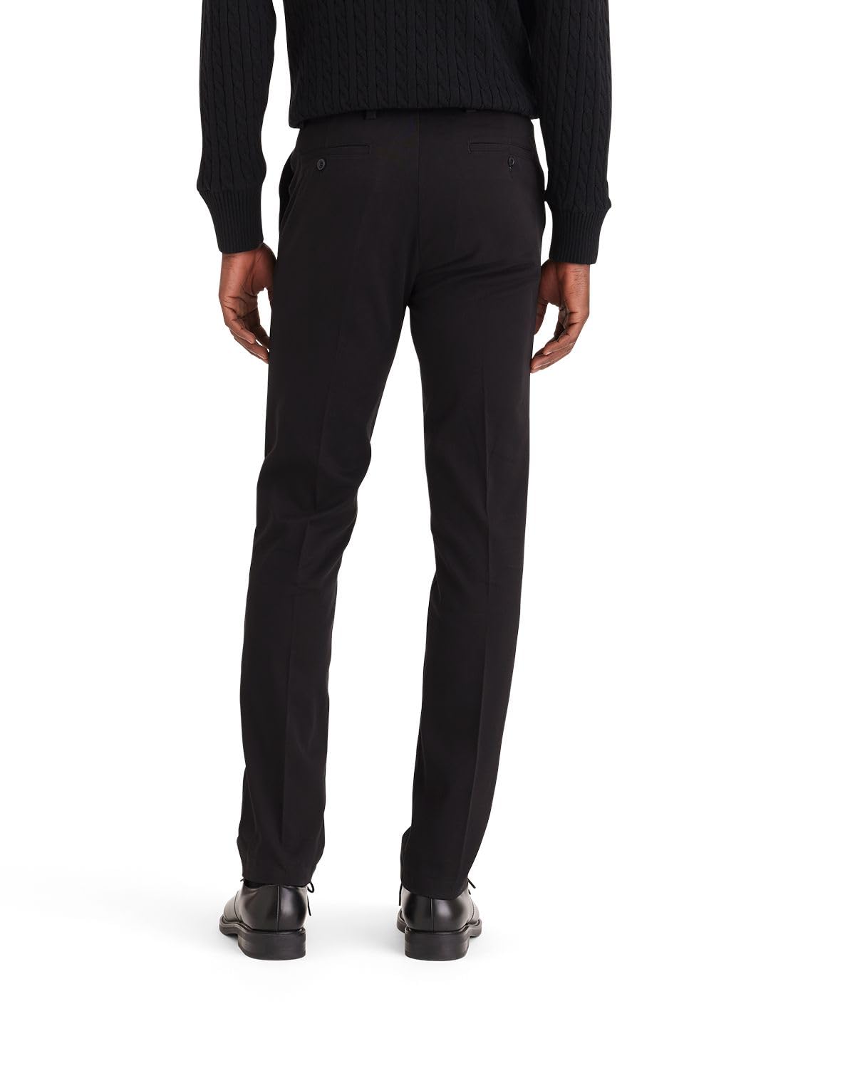 Dockers Slim Fit Khaki Pants, Black, 28W x 30L