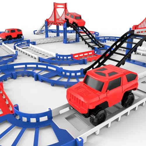 24 Piece DIY Construction Race Track Set
